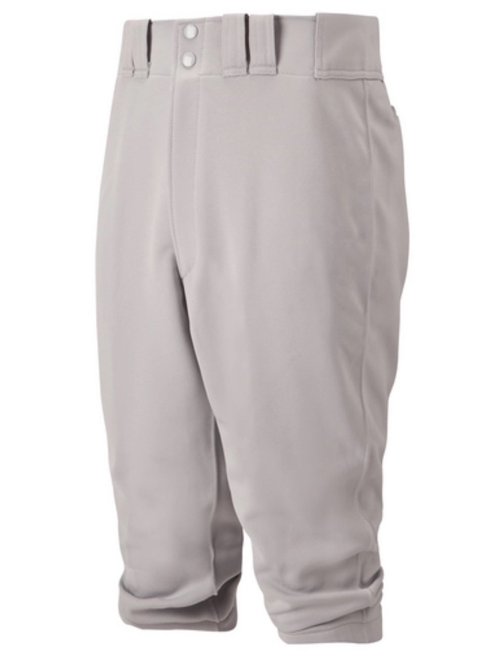 NEW Mizuno Youth Premier Short Baseball Pant Knicker Grey Medium